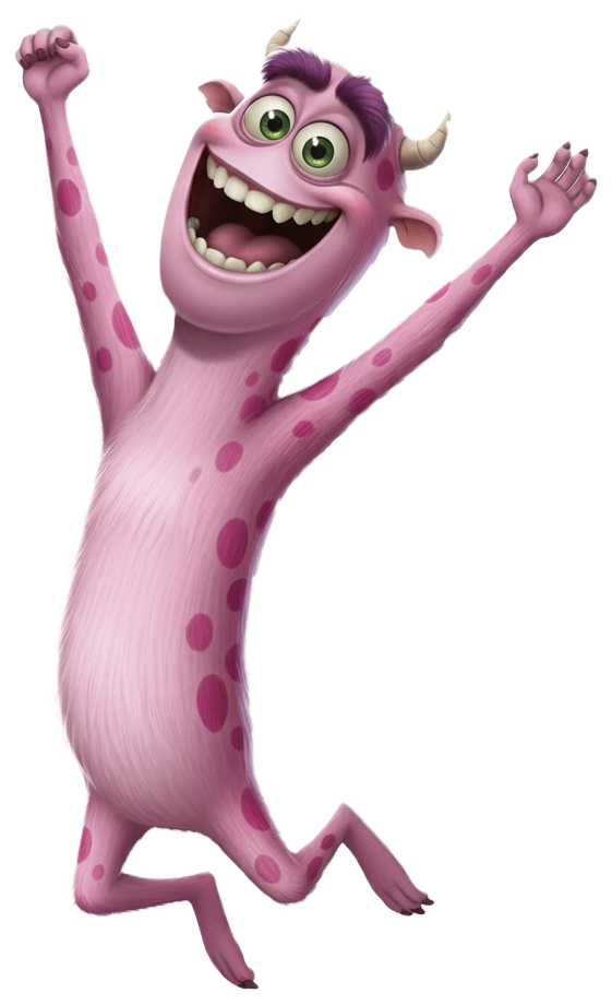 Mascotte FYNPASS joyeuse